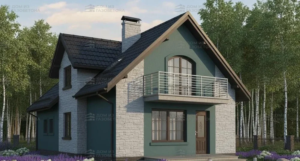 Проект Двухэтажный дом 9 на 14, 125 м2