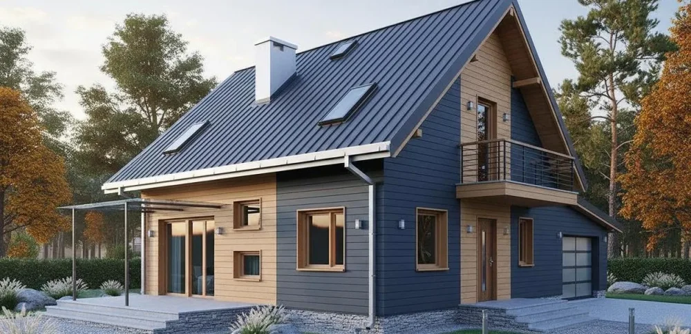 Проект Двухэтажный дом 11 на 10, 177 м2