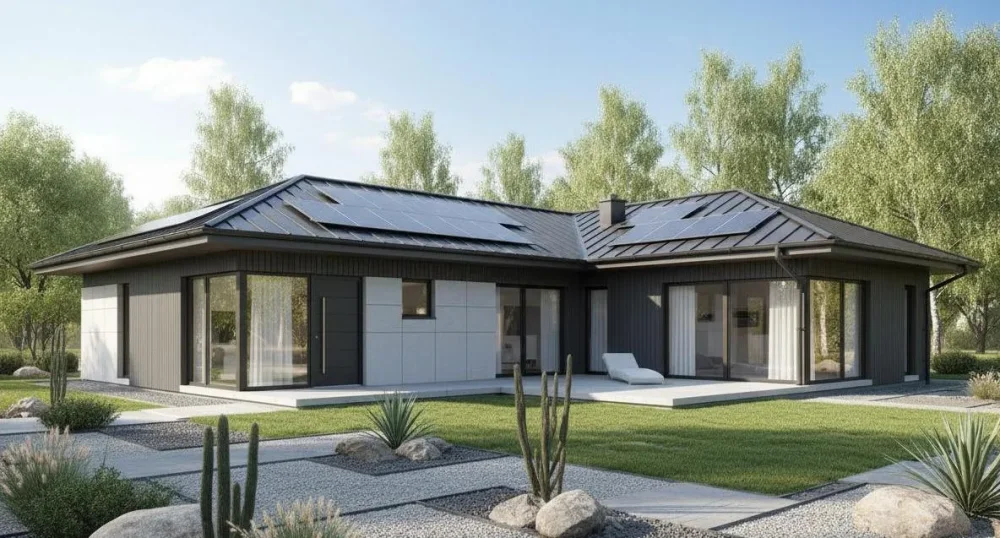 Проект Одноэтажный дом 19 на 21, 203 м2