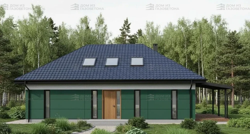 Проект Двухэтажный дом 16 на 13, 186 м2